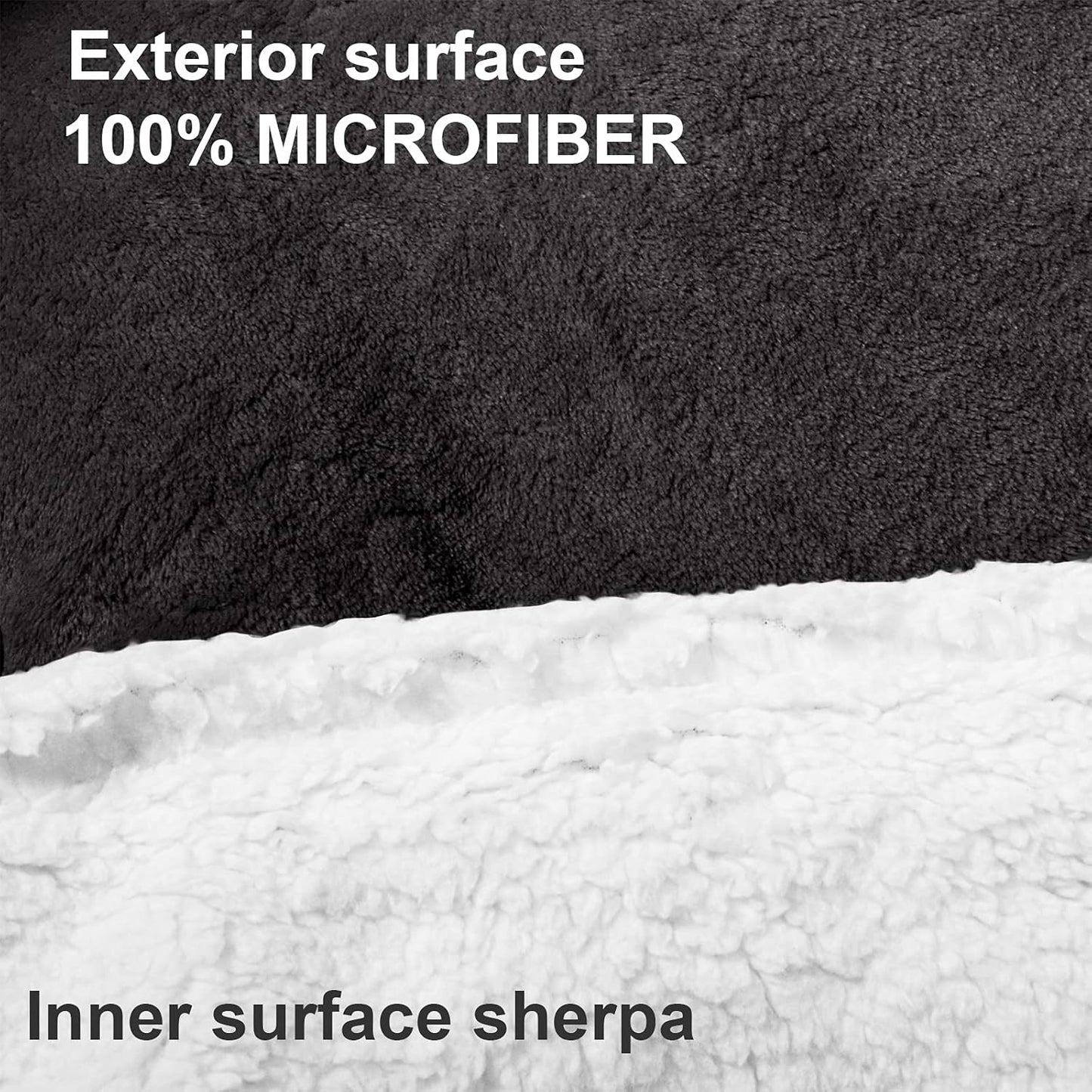 Ultimate Cozy Wearable Blanket Hoodie - Oversized Sherpa Sweatshirt for Maximum Warmth and Comfort!