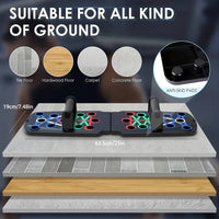 Push up Board, Multifunctional Foldable Pushup Fitness Stand for Portable Strength Training Equipment for Home Gym Workout for Men & Women